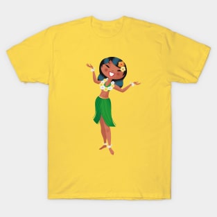 Hawaiian dancing girl T-Shirt